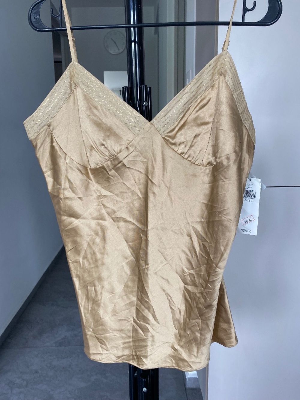 VTG Context NWT Silk Tank y2k size M/8